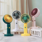 Portable Mini Fan with Flexible Tilt USB Rechargeable Compact Travel Fan