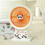 Portable Mini Fan USB Rechargeable Quiet Desk Fan with Panda Design Lightweight and Adjustable Tilt