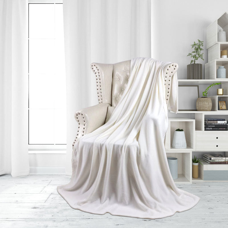 Women’s Luxurious Microfiber Living Room Blanket Soft Cozy Snuggle Throw