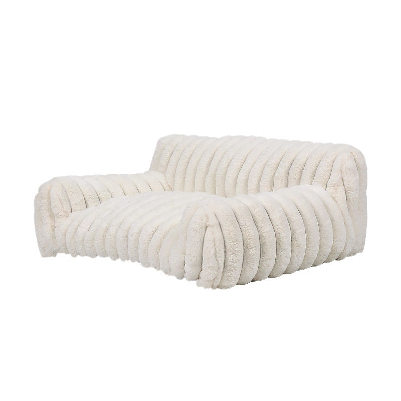 Harrow Cat Bed Plush Soft Ergonomic High Backrest Non-Slip Bottom Removable Cover