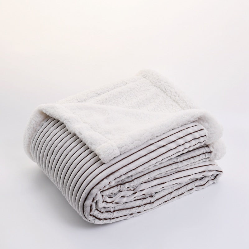 Brehn Women's Soft Velvety Cuddle Blanket Lightweight Warm Cozy Throw Blanket