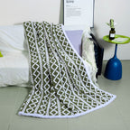 Women's Cozy Soft Blanket with Unique Pattern Lightweight Cuddle Throw
