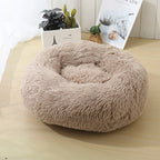 Fluffy Dog Bed Hypoallergenic Soft Round Non-Slip Machine Washable