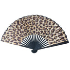 Ladies Handheld Fabric Fan Colorful Lightweight Elegant Accessory