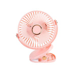 Portable Table Fan with Oscillation and Variable Speed Control Compact Lightweight Design
