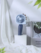 Harrow Rechargeable Handheld Fan Compact Portable Lightweight Quiet Operation Unisex