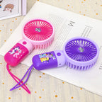 Portable Mini Fan USB Rechargeable with Flexible Neck and Mounts Lightweight Personal Cooling Fan