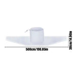 Rain Drainage Diverter Flexible PVC Gutter Splash Guard with Adjustable Sleeve One Size