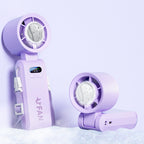 Rechargeable Portable Mist Fan High-Efficiency USB Cooling Fan with Adjustable Speeds and Quiet Operation