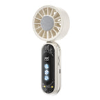 Portable Mini Fan Cordless Battery Operated with Adjustable Speed and LED Display