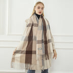 Ladies Fashionable Scarf Soft Material Long Size with Elegant Fringes
