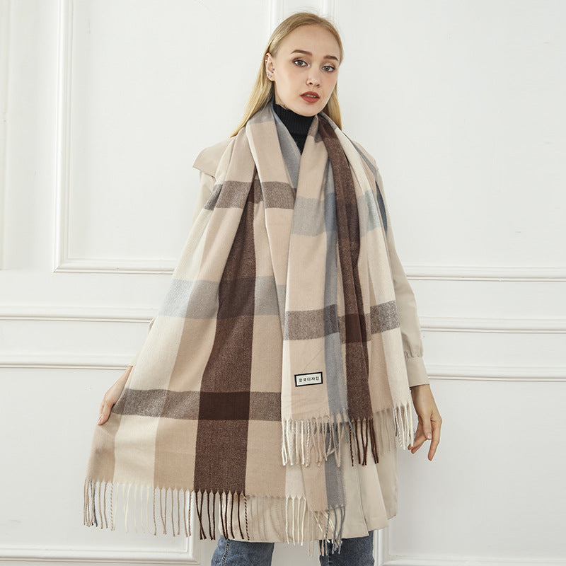 Ladies Fashionable Scarf Soft Material Long Size with Elegant Fringes