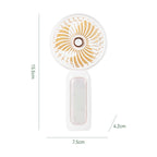 Harrow Rechargeable Handheld Fan Ultra-Portable Compact Lightweight with Adjustable Speeds