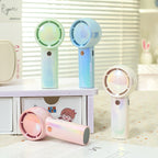 Portable Mini Table Fan USB Powered Compact Quiet Personal Cooling Fan for Home Office