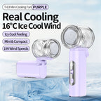 Portable Mini Fan with Cooling Function Lightweight Quiet Adjustable Speed
