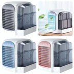 Personal Evaporative Air Cooler and Humidifier Compact USB-Powered Portable