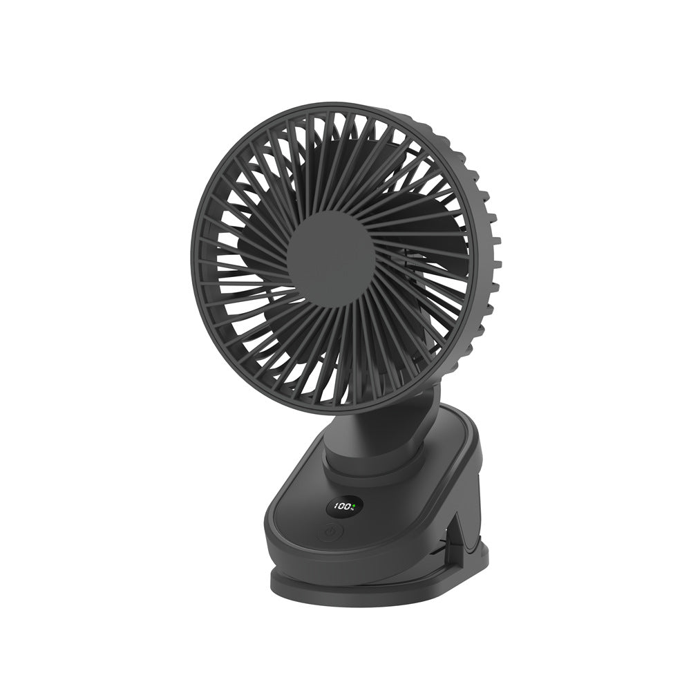 Portable Table Fan Battery Operated Adjustable Tilt Quiet Cooling Fan for Home and Office
