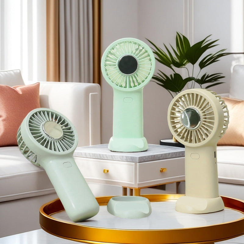 Portable Hand Fan for Women with Powerful Battery and Touch Control Compact Lightweight Handheld Fan