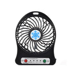 Portable Battery Operated Fan Rechargeable with 3 Speed Settings Compact Lightweight Personal Cooling Fan