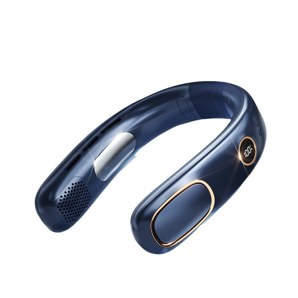 Smart Neckband Massager with Heat and Vibration Portable Neck Pain Relief