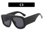 Ladies Oversized Sunglasses Wide Frame UV Protection Fashionable Trendy Summer Eyewear