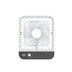 Portable USB Fan Pink Compact Rechargeable Personal Desk Fan with Adjustable Speeds