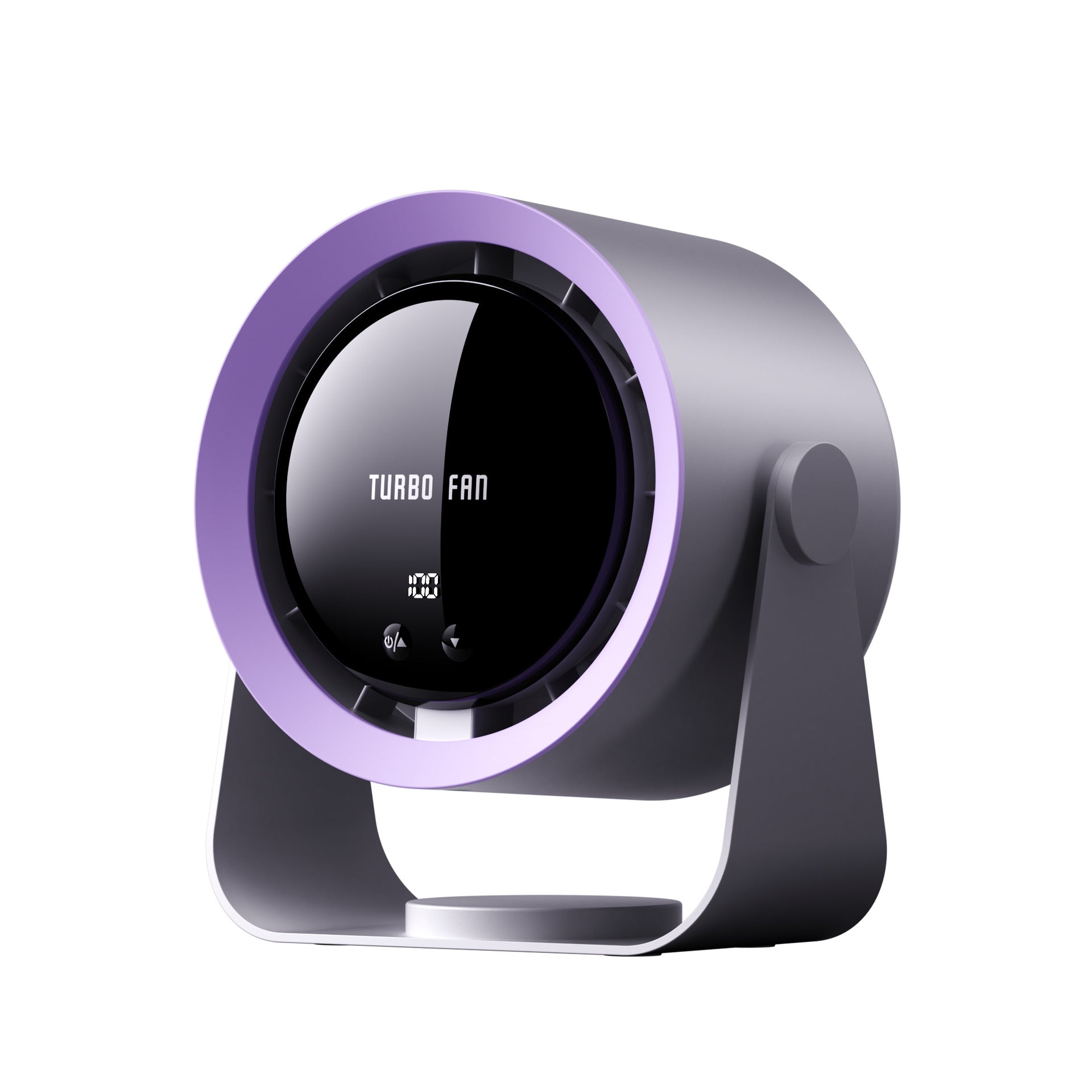 Turbo Cooling Fan Portable Rechargeable Cordless with Digital Control Panel