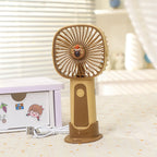 Portable USB Fan Compact Quiet Operation Lightweight Travel Desk Fan