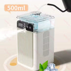 Portable Evaporative Cooling Tower with Battery Operated Spray Humidifier and Multi-Speed Fan