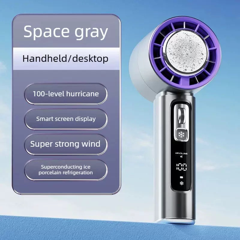 Portable Thermoelectric Mini Air Cooler Fan USB Rechargeable Handheld Desktop