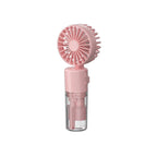 Portable Mini Fan with Misting Function USB Rechargeable Handheld Fan