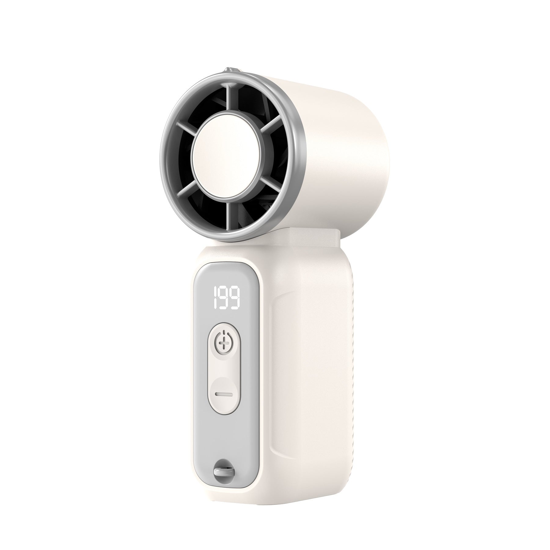 Portable High-Performance Blower Fan with Digital Temperature Display Rechargeable Battery
