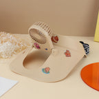 Wearable Neck Fan Portable USB Rechargeable Lightweight Quiet Cooling Fan for Women