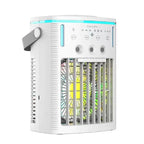 Rechargeable Portable Microclimate Cooler with Quiet Fan and RGB Lighting Compact Personal Air Conditioner