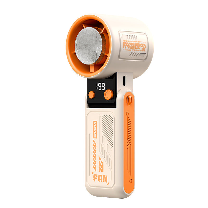 Rechargeable Mini Fan Portable Handheld with Adjustable Speeds and Digital Display