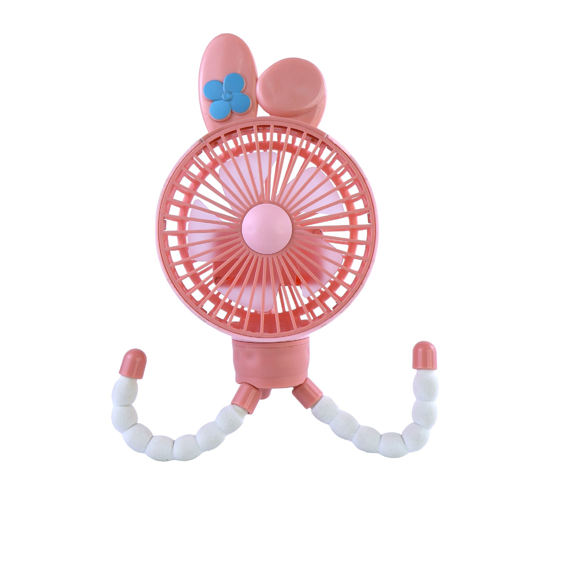 Portable Cat Fan with Flexible Legs Lightweight Adjustable Personal Cooling Fan