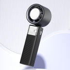 Handheld Electronic Cooling Device with Digital Temperature Control Portable Rechargeable Fan