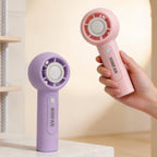 Portable Mini Handheld Fan USB Rechargeable Ergonomic Design Lightweight Compact