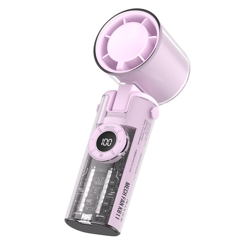 Portable Mini Fan Rechargeable Battery Operated Compact Handheld Cooler