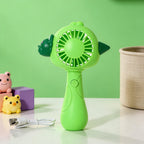 Rechargeable Handheld Fan USB Portable Child-Safe Animal Design Unisex