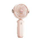 Harrow Portable Handheld Fan Cute Character Design Rechargeable Adjustable Speed Quiet Operation