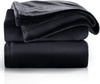 Cozy Plush Reversible Blanket Soft Warm Throw for Sofa Bedroom Indoor Outdoor Use