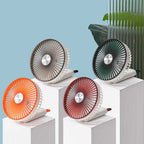 Rechargeable Portable Table Fan with Adjustable Tilt and Quiet DC Motor