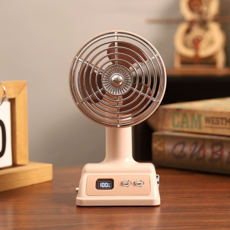 Women's Table Fan Energy Efficient Quiet Portable with Variable Speed Control and LED Display