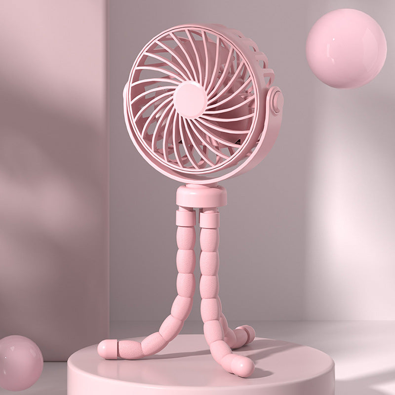 Portable USB Fan for Women Lightweight Adjustable Tilt Silent Operation Flexible Legs