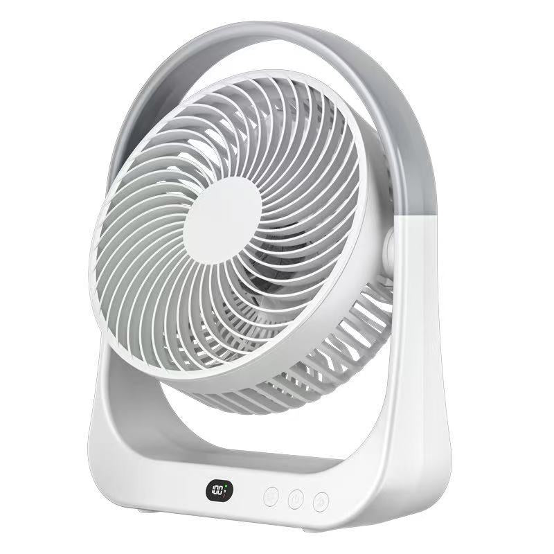 High-Performance Table Fan with Multiple Speeds Quiet Operation and Digital Display for Home or Office