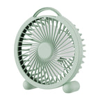 Portable Desk Fan Compact Lightweight Adjustable Speed USB Powered