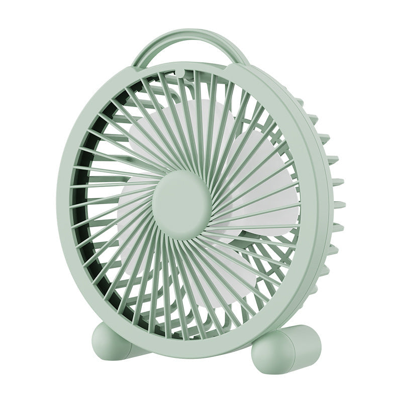 Portable Desk Fan Compact Lightweight Adjustable Speed USB Powered