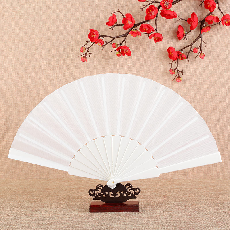 Unisex Colored Fan Set Lightweight Compact Handheld Fans for Travel and Events