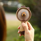 Portable Handheld Fan Rechargeable Battery Quiet Operation Compact Design